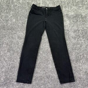 American Eagle Jegging Jeans Womens 10 Black Mid Rise Super Stretch Denim Casual